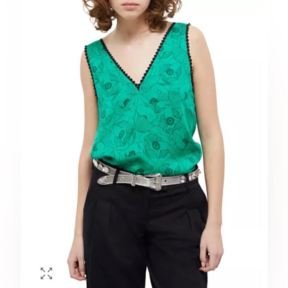 THE KOOPLES Poppy V Neck Top